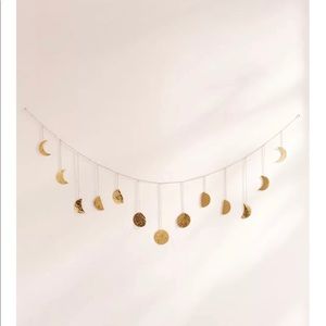 Urban Outfitters Hammered Metal Moon Cycle Banner